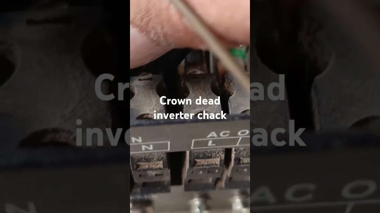 Crown inverter dead repair || dead inverter repair