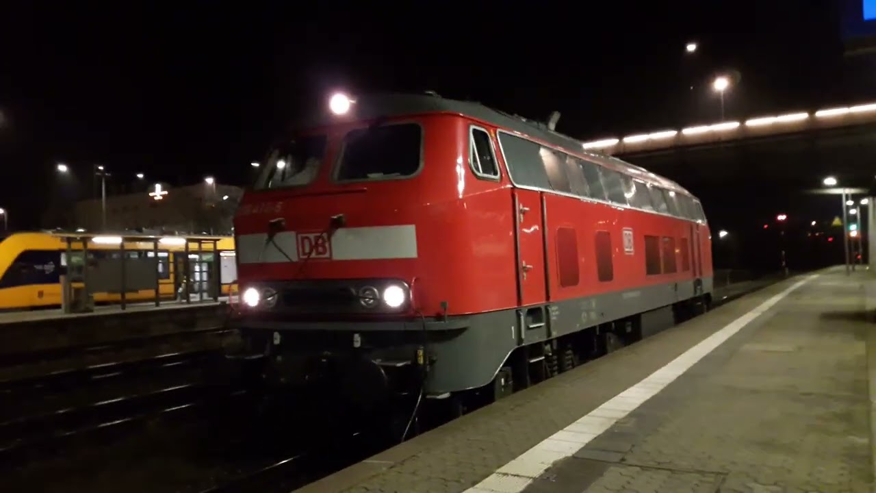 Züge in Landshut hbf und Mitfahrt Re 2 