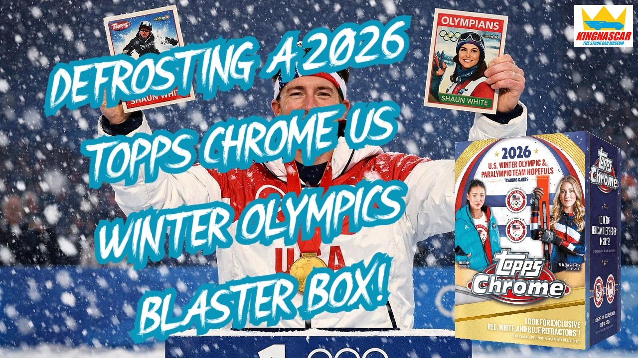 @kingnascar defrosts a 2026 Topps Chrome US Winter Olympics Blaster Box! 2/21/26
