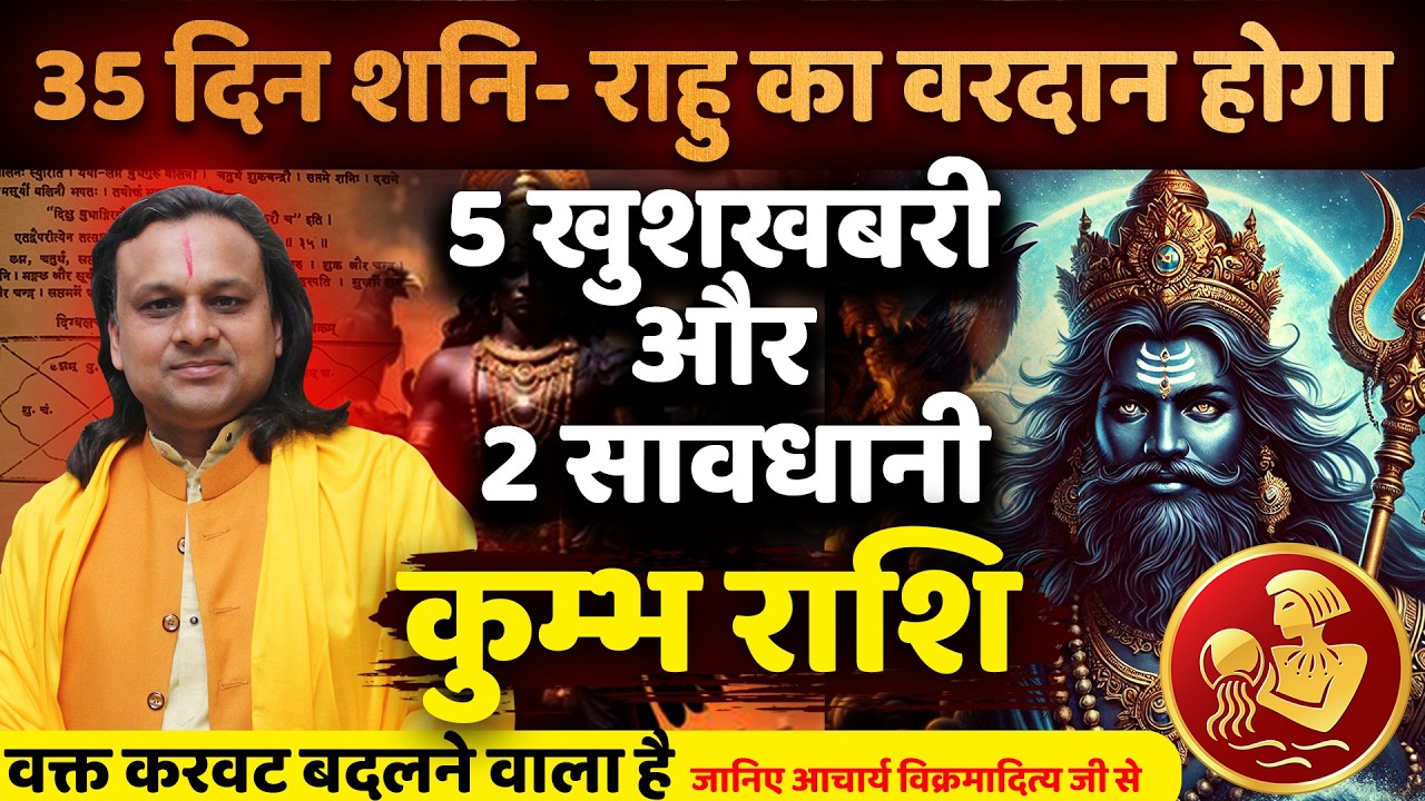 कुम्भ राशि 35 दिन शनि- राहु का वरदान होगा | Kumbh Rashi 2026 | Aquarius Horoscope | by Acharya Vani