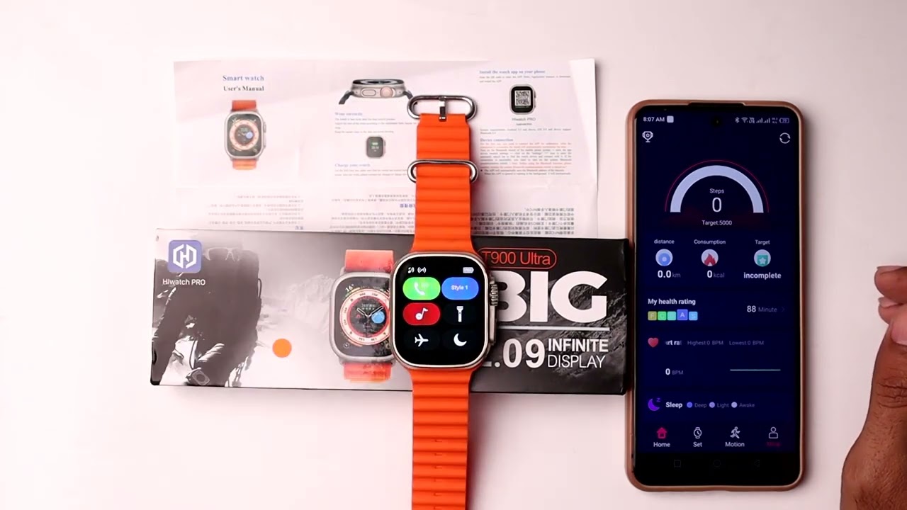 T900 Ultra Smart Watch App Connect