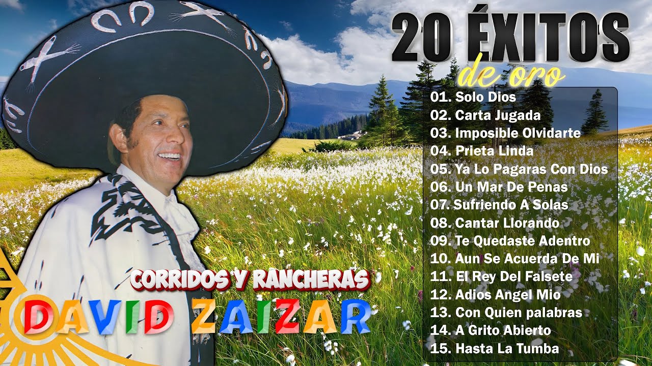 David Zaizar Sus 26 Mejores Éxitos 🌵🎸 Rancheras y Corridos de Oro