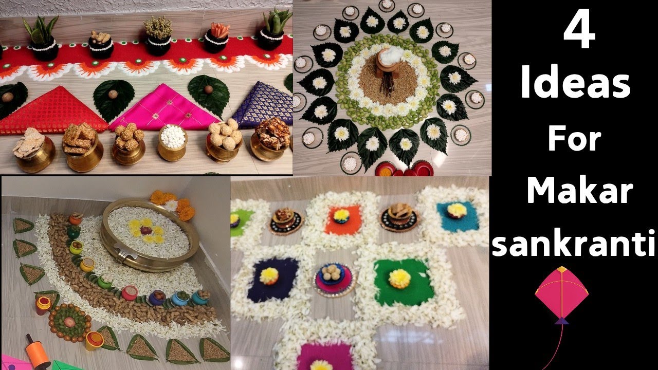 4 Decorations for Makar Sankranti | DIY Home Decor Ideas for Uttarayan Festival