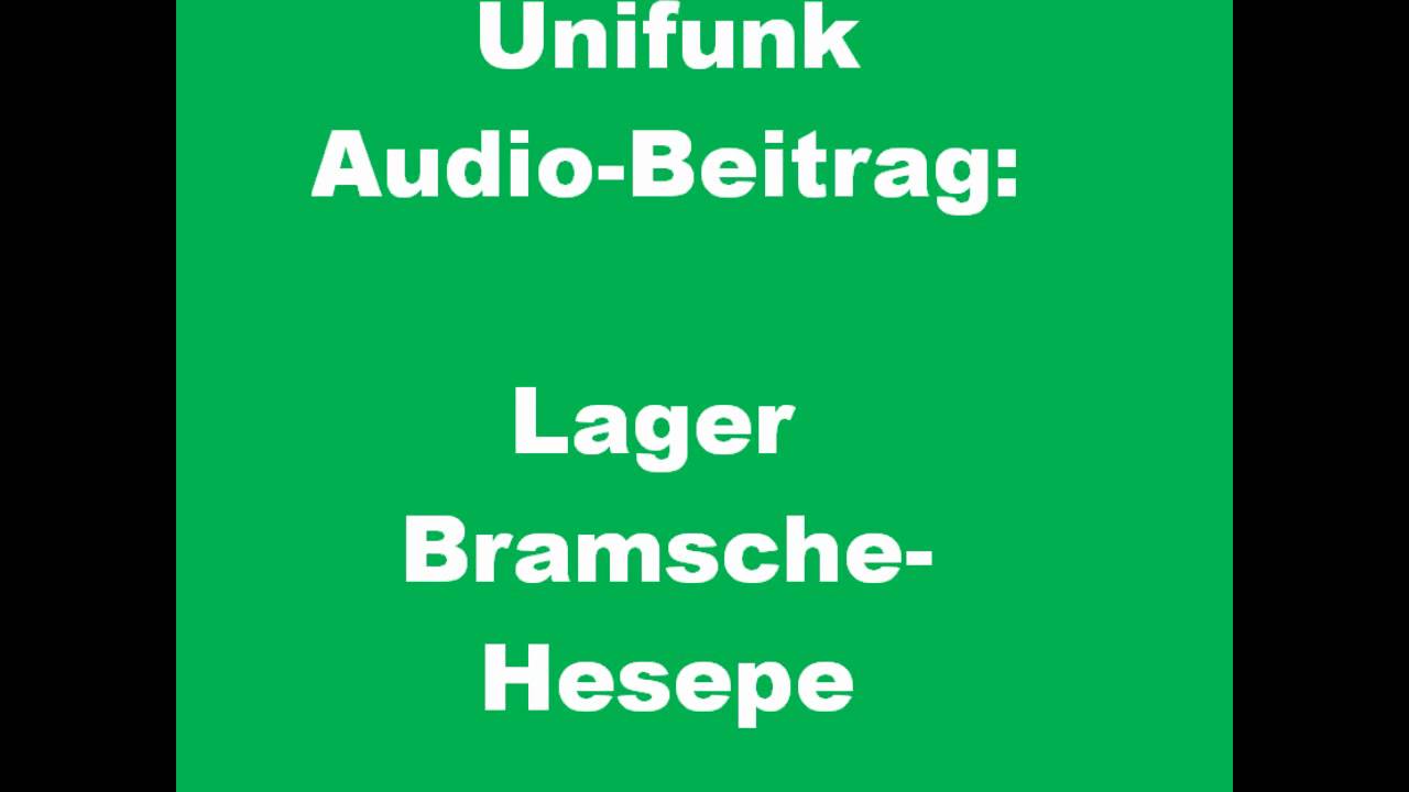 Unifunk Audio-Beitrag Lager Bramsche Hesepe