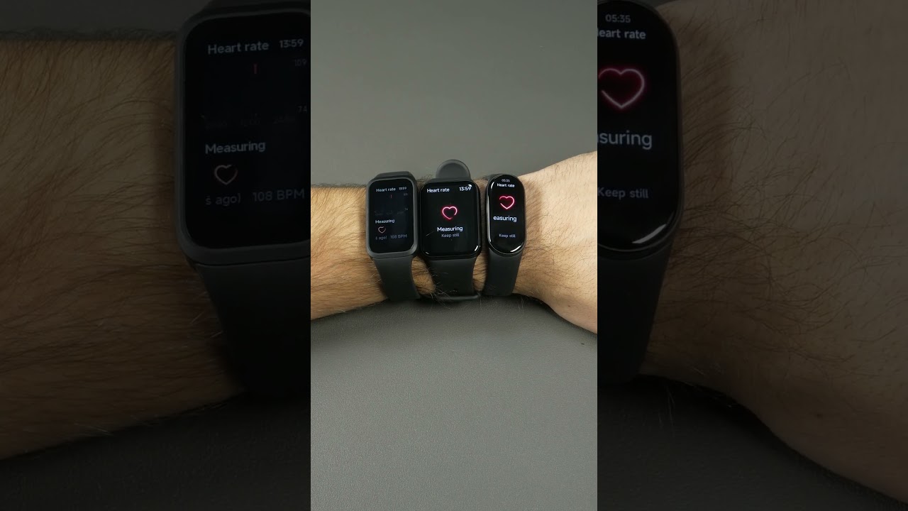 Xiaomi Smart Band 9 Active vs. Band 9 vs. Band 9 Pro: Heart Rate Monitor Comparison