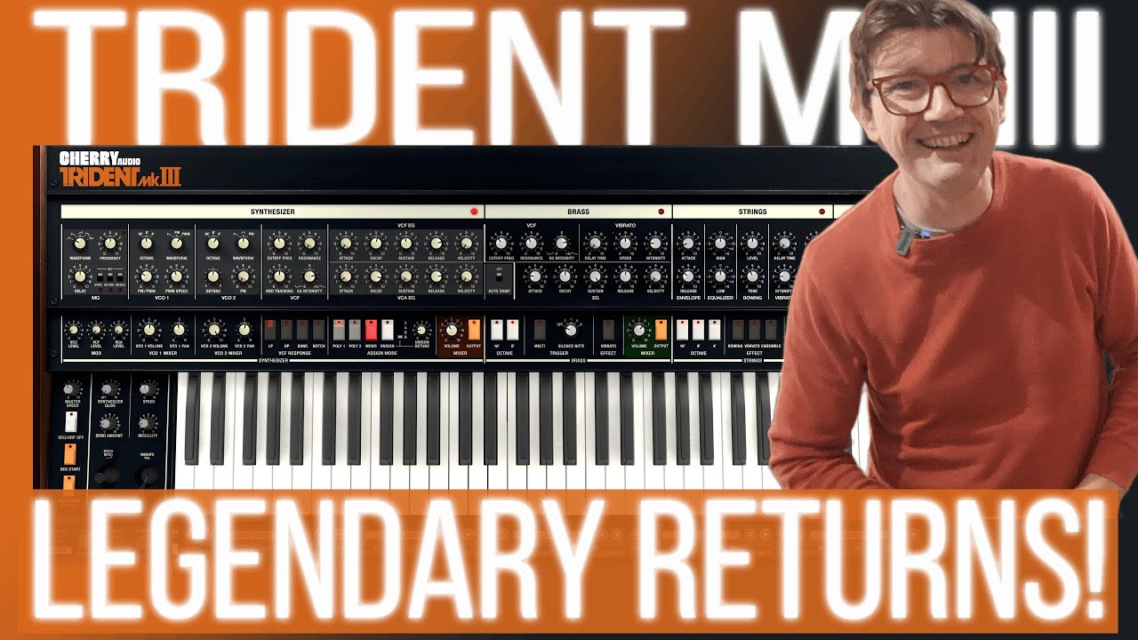 Cherry Audio TRIDENT (KORG) – забытый синтезатор возрождается!