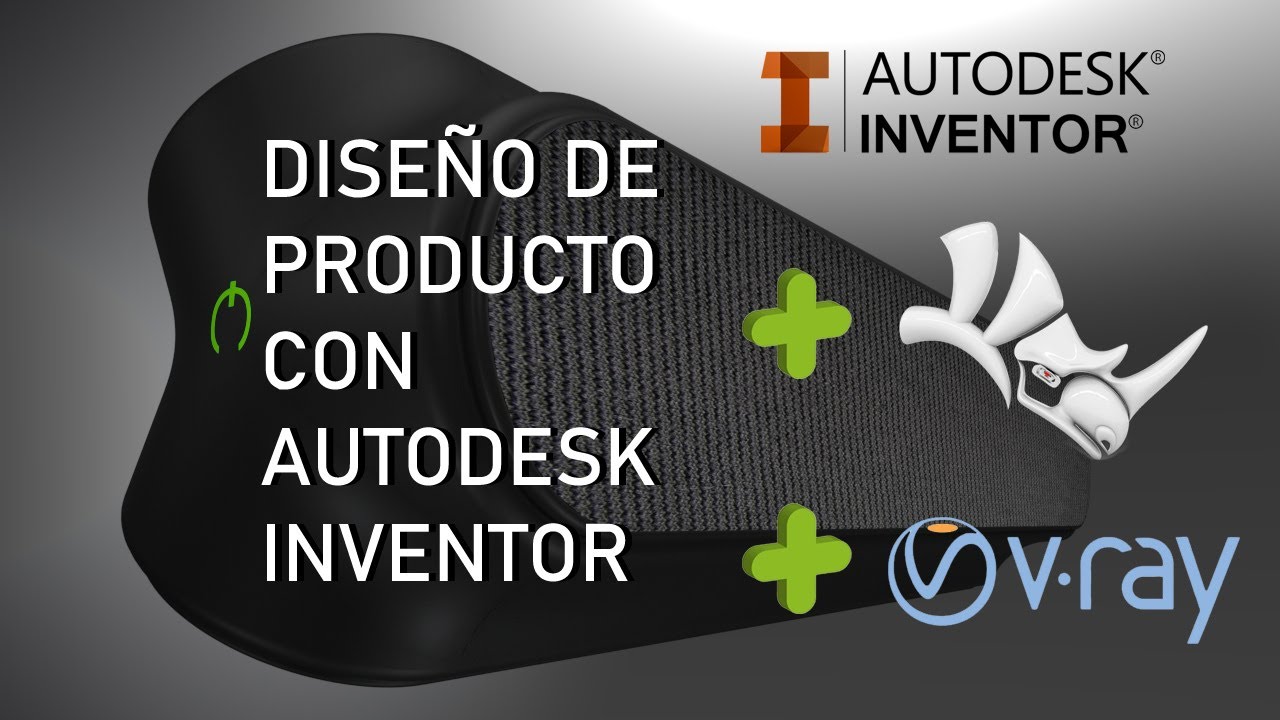 DISEÑO DE PRODUCTO CON INVENTOR, RENDERIZADO EN RHINOCEROS 3D Y V-RAY