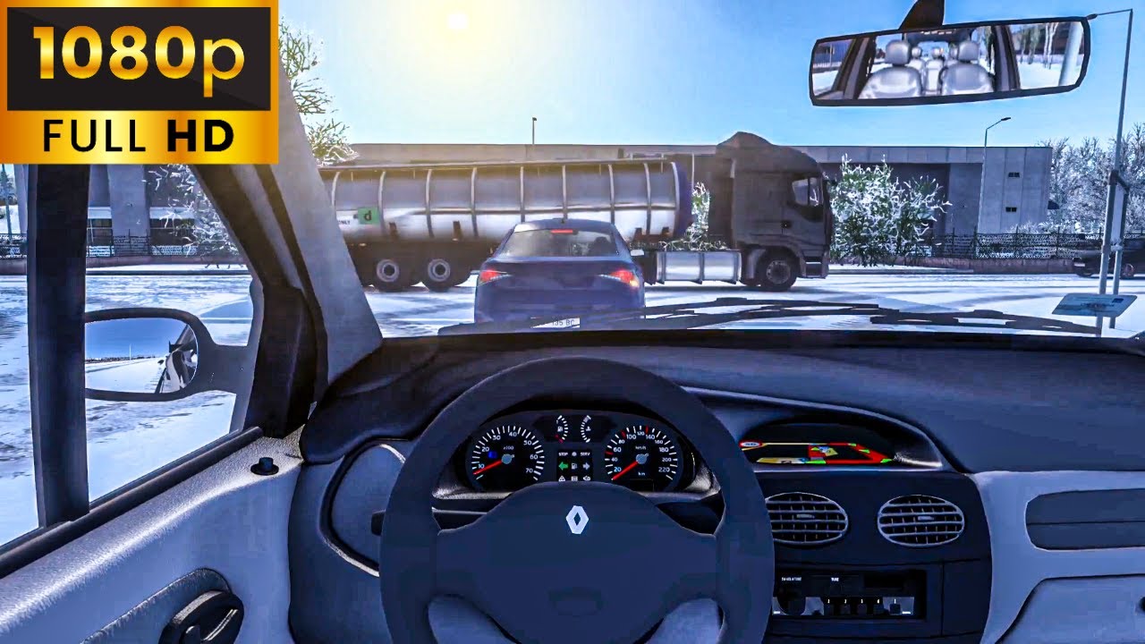 Renault Scenic 2003 | Euro Truck Simulator 2 [Steering Wheel]