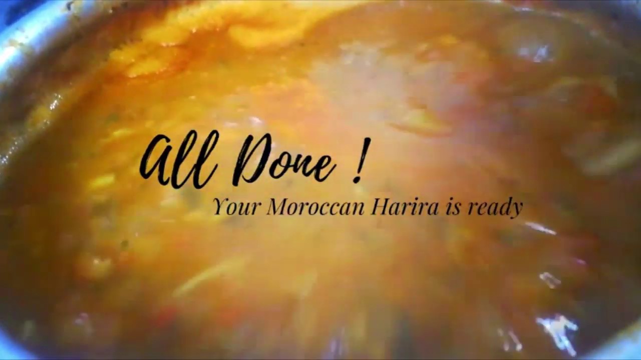 Moroccan Soup Recipe : HARIRA | La recette de la soupe Marocaine : HARIRA