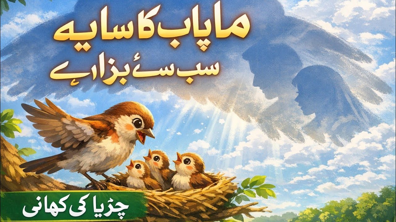 “Parents’ Shadow is the Greatest | The Story of a Little Bird | Emotional Kids Story”