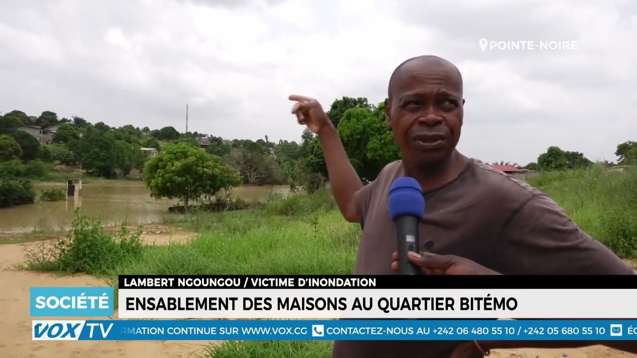 Ensablement des maisons au quartier Bitémo