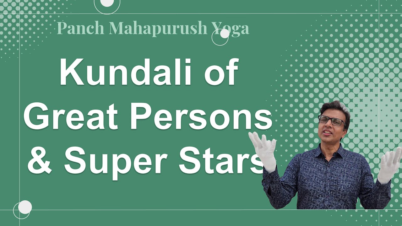 Panch Mahapurush Yoga   Kundali of Great Persons and Superstars |Kumar Puru |Hindi