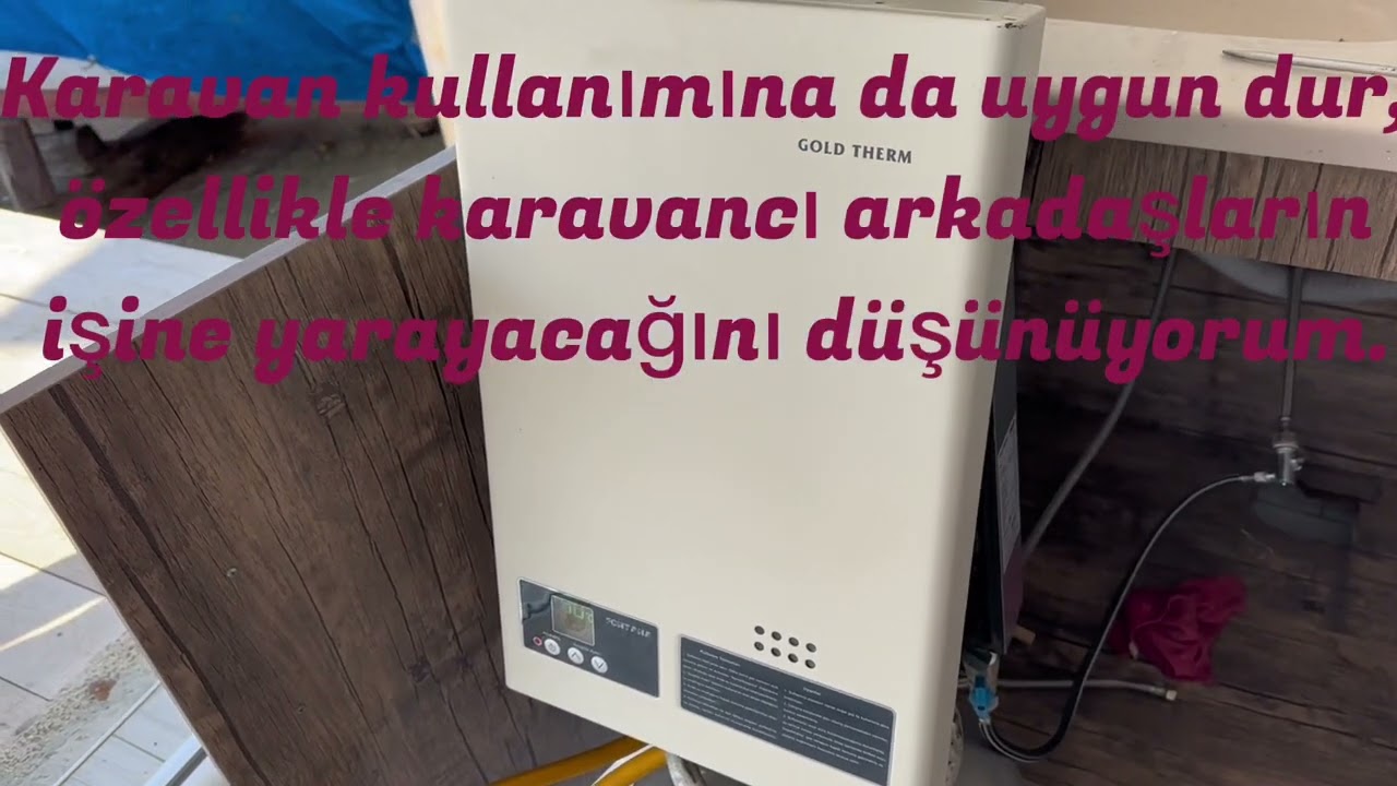 Hermetik şofbeni LPG&lsquo;ye d&ouml;n&uuml;şt&uuml;rme (￼Gold Therm) karavan kullanımına uygundur.￼