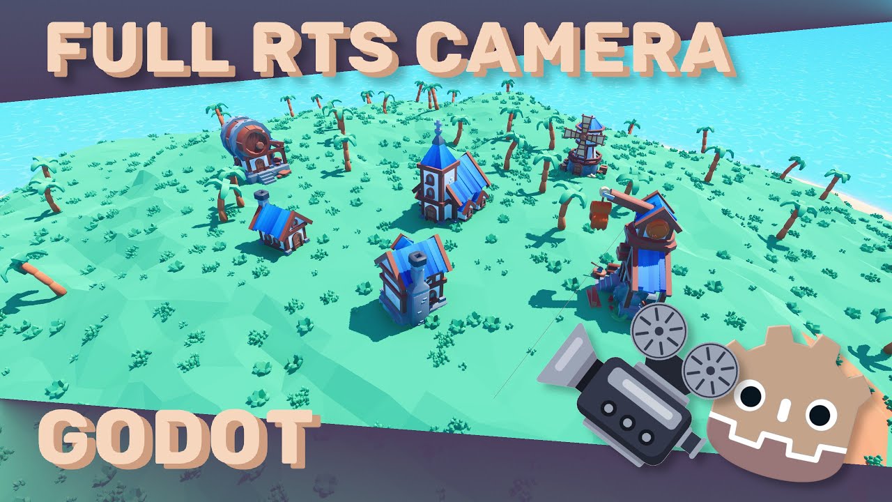Обучающее видео по стратегической игре Godot 3D &mdash; RTS Camera