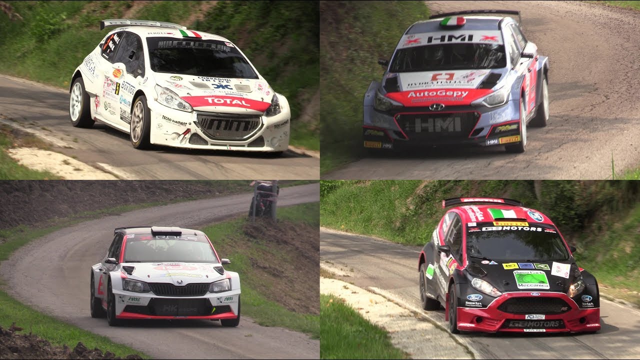 Hyundai i20 + Skoda Fabia + Ford Fiesta + Peugeot 208 R5 - Best of Rally di Modena 2018