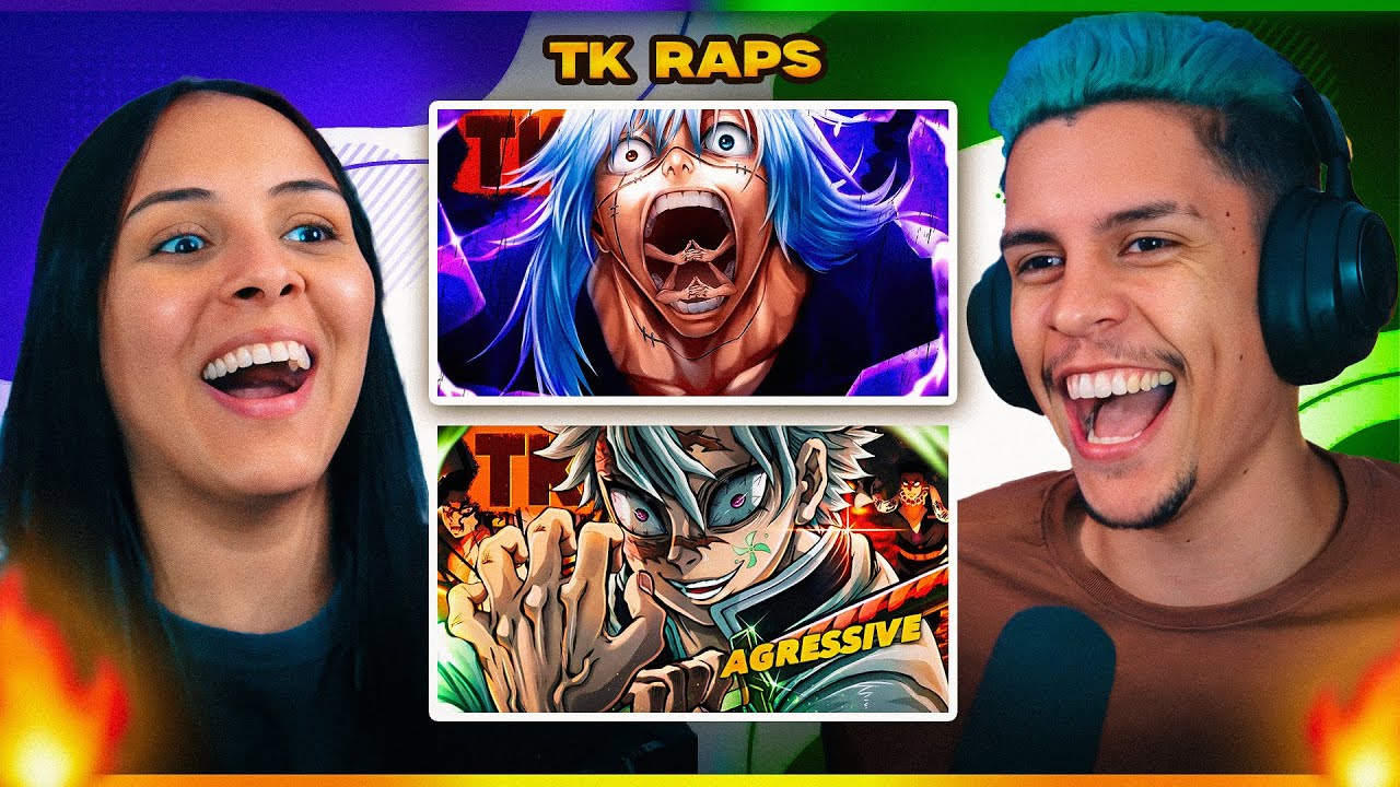 2 EM 1 TK RAPS: Mahito + Agressive Sanemi | [Casal Jounin React] 🔥