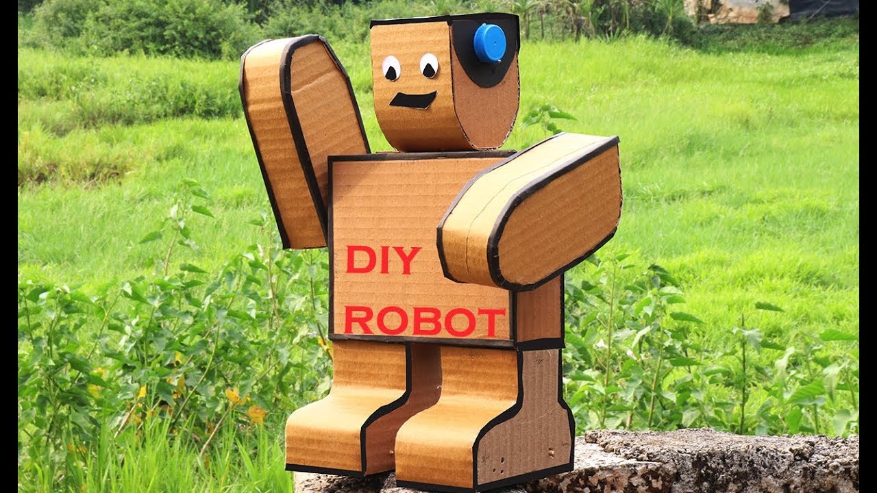science experiment  rc controlled robot/make  robot with cardboard  Bluetooth   using Arduino