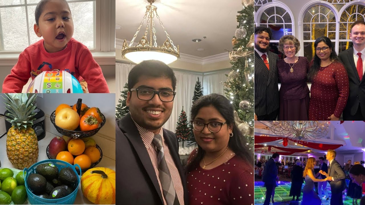 আমেরিকার Christmas Party🥂কেমন হয়? Cozy nights & Christmas lights🎄🎅🏻BD Vlogger In USA