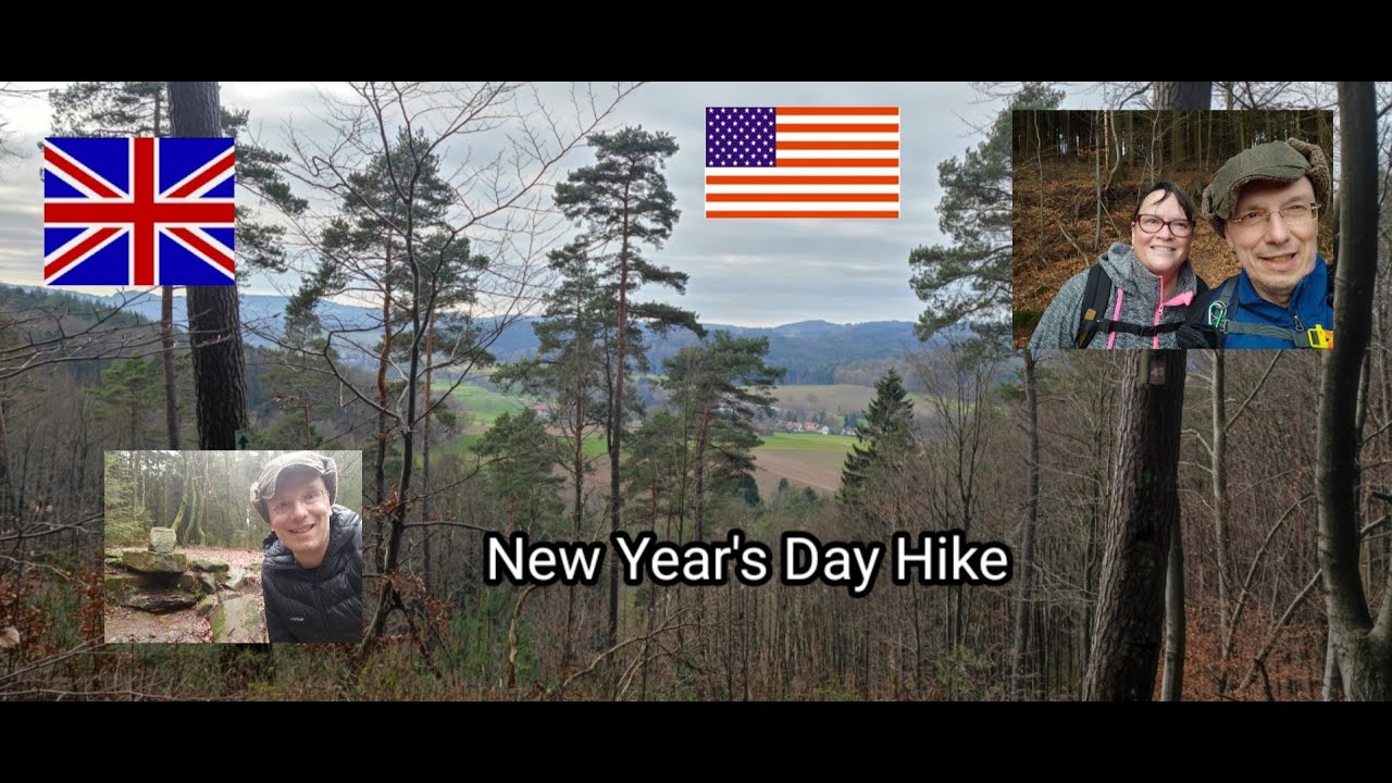 New Year's Day Hike in the Odenwald, Germany