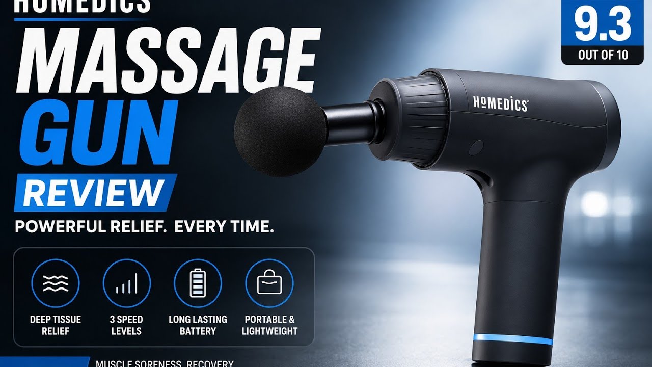 I Tried the Home Medics Massage+ Gun… Is It Actually Worth It? 🤔💥