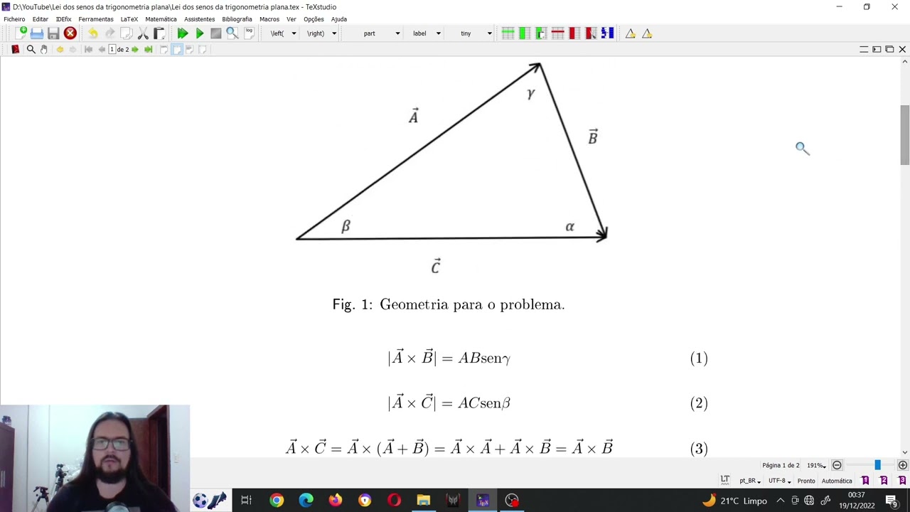 Lei dos senos da trigonometria plana