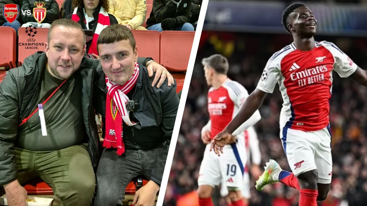 i Went to my first EVER Arsenal Champions League game ! 3-0
