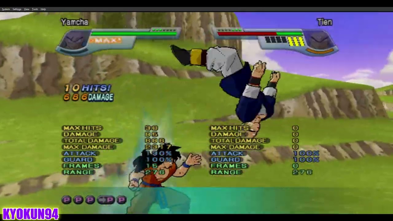 Dragon Ball Z budokai 4 Yamcha Combos