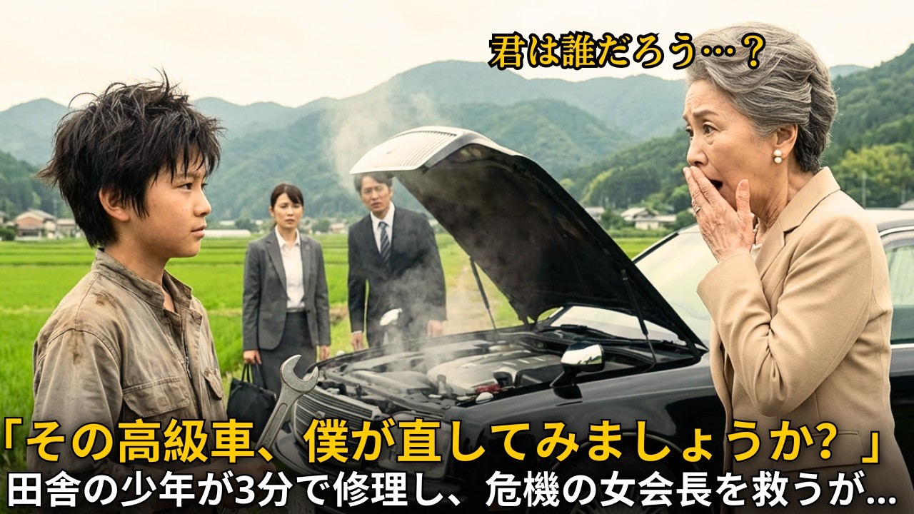 田舎の片隅で出会った貧しい天才少年、故障した2億円の高級外車を3分で修理し、財閥女会長の人生を揺るがすが…｜人生の教訓｜オーディオブック | 感動する話