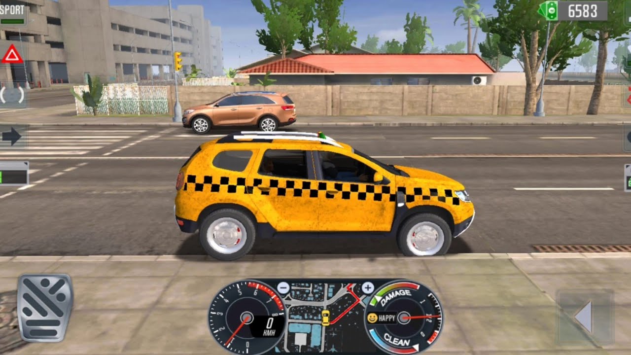 Taxi Car simulation evo game.  4 passenger 