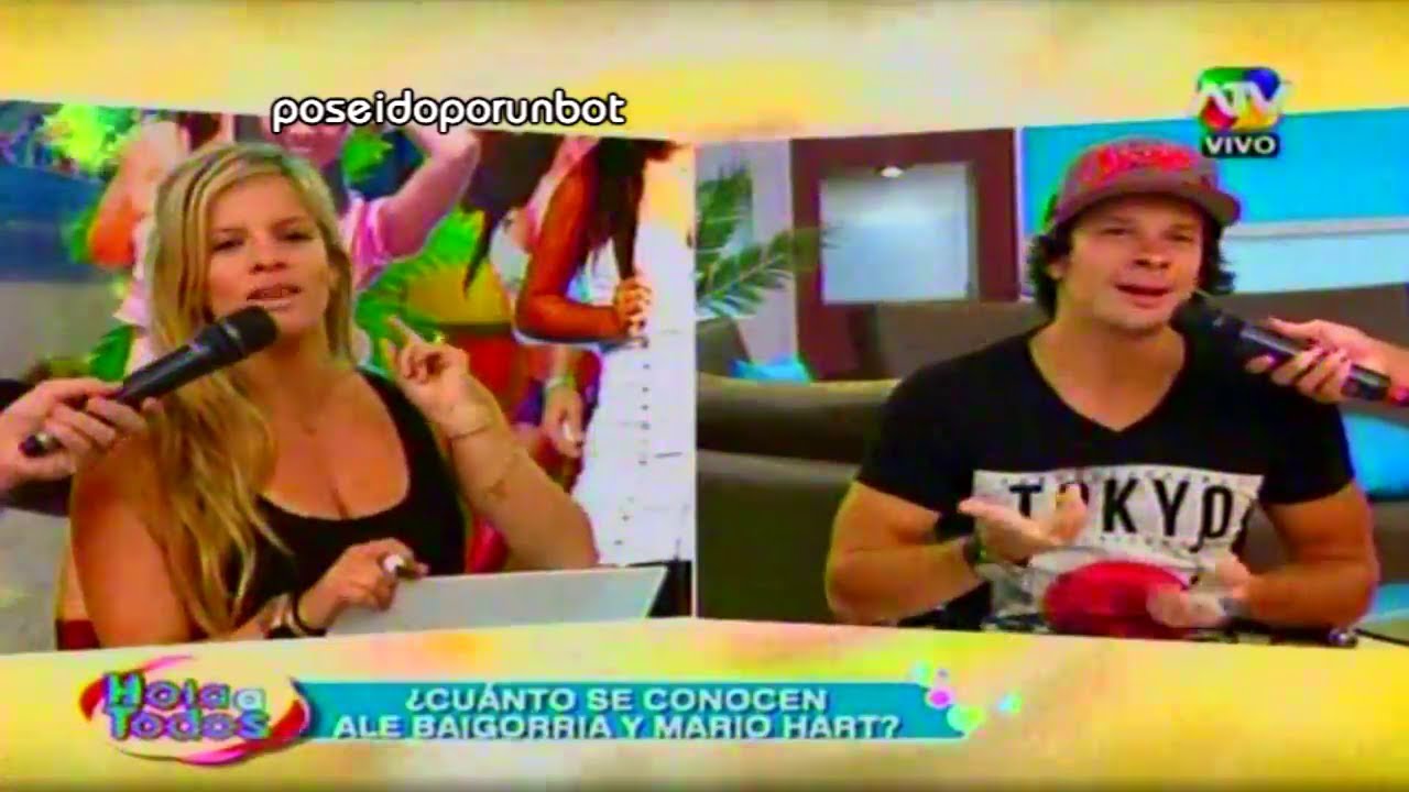 Mario Hart y Alejandra. Cuanto se CONOCEN como PAREJA Alejandra y Mario de COMBATE 06/02/13