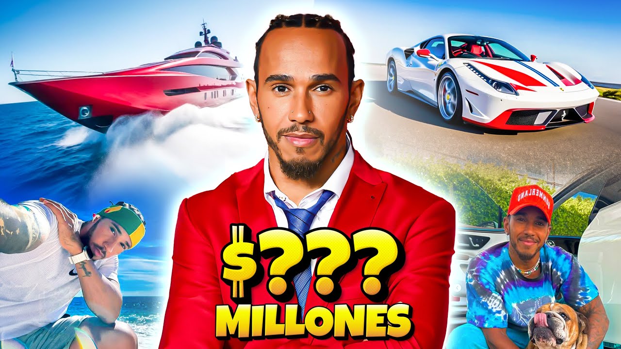 Así es la vida lujosa de Lewis Hamilton | Coches, Mansiones, Yates, Relojes, Fortuna...
