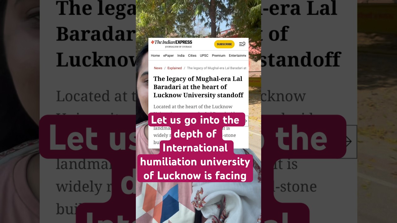 Latest Controversy at University of Lucknow