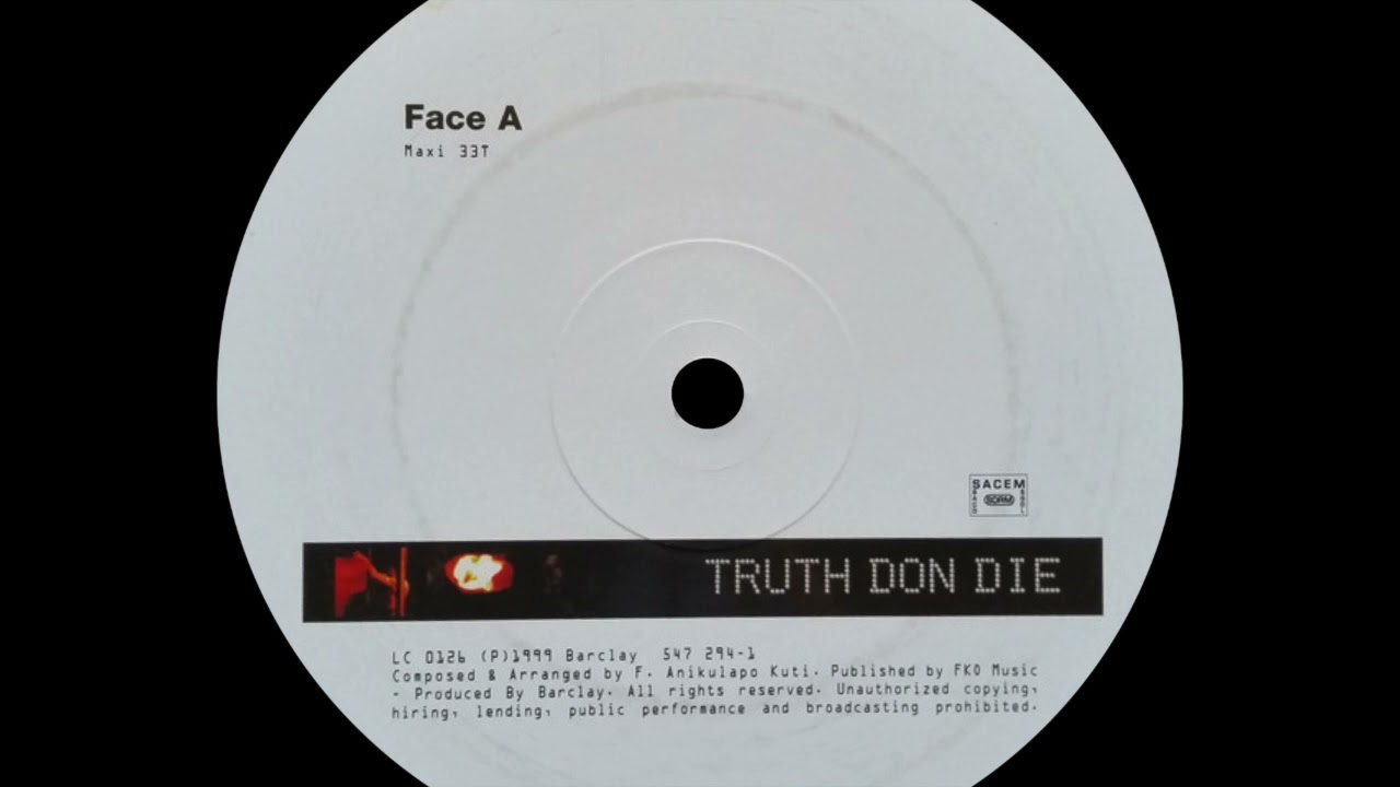 Femi Kuti - Truth Don Die (Masters at Work House Version Main)