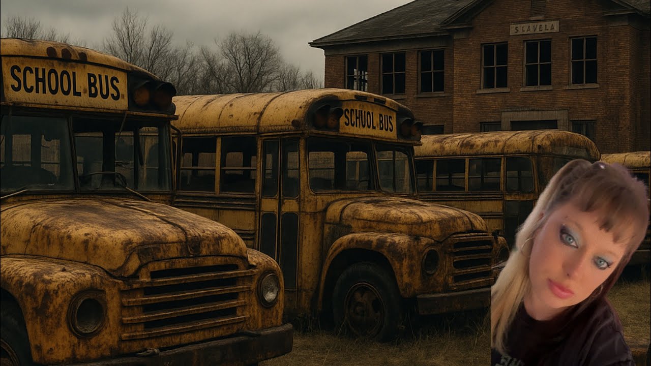 ABANDONED RARE COLLECTION OF BUSES AT AN ABANDONED SCHOOL!!! .