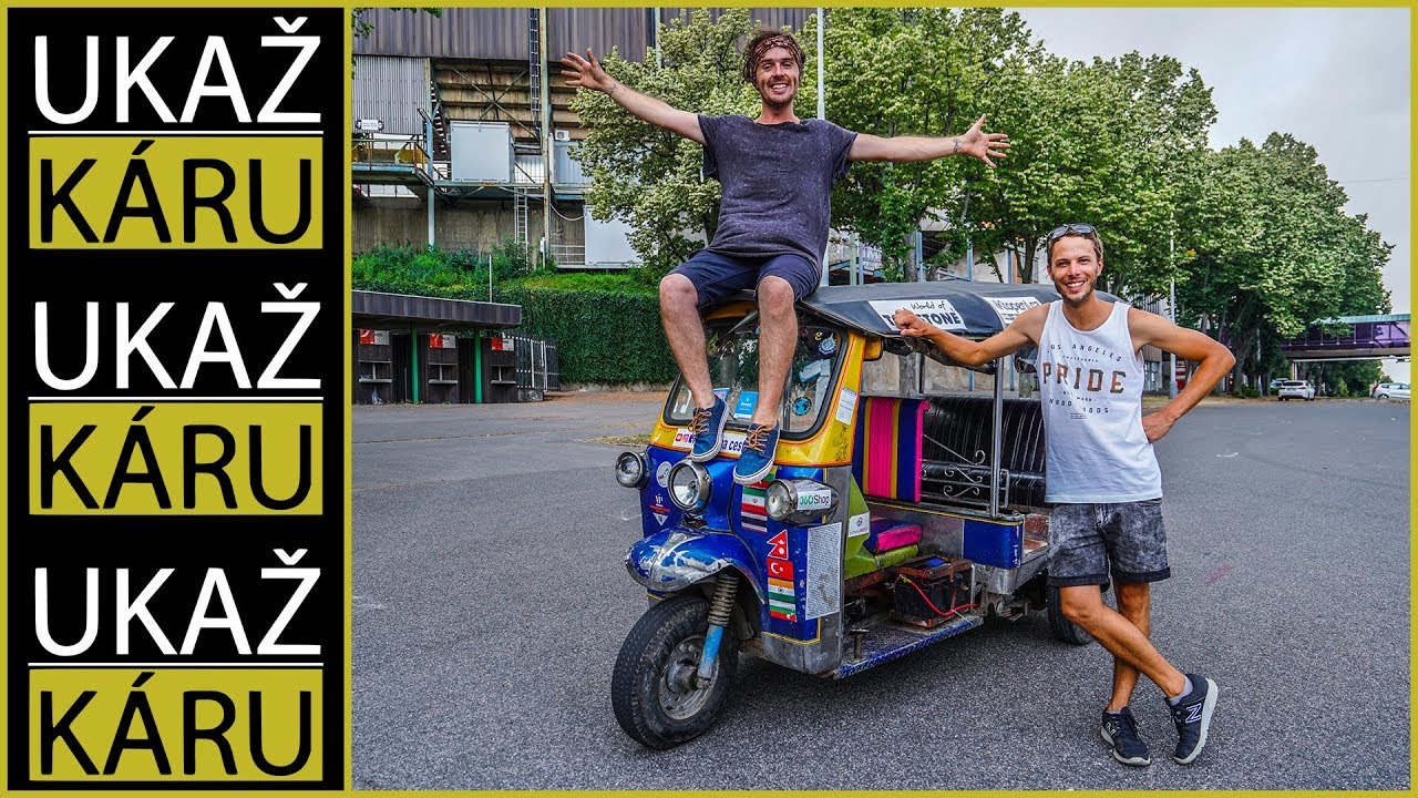 4K | TOMÁŠ VEJMOLA | SÁM NA TUK-TUKU Z BANGKOKU DO ČR! 13 000 km a 365 dní