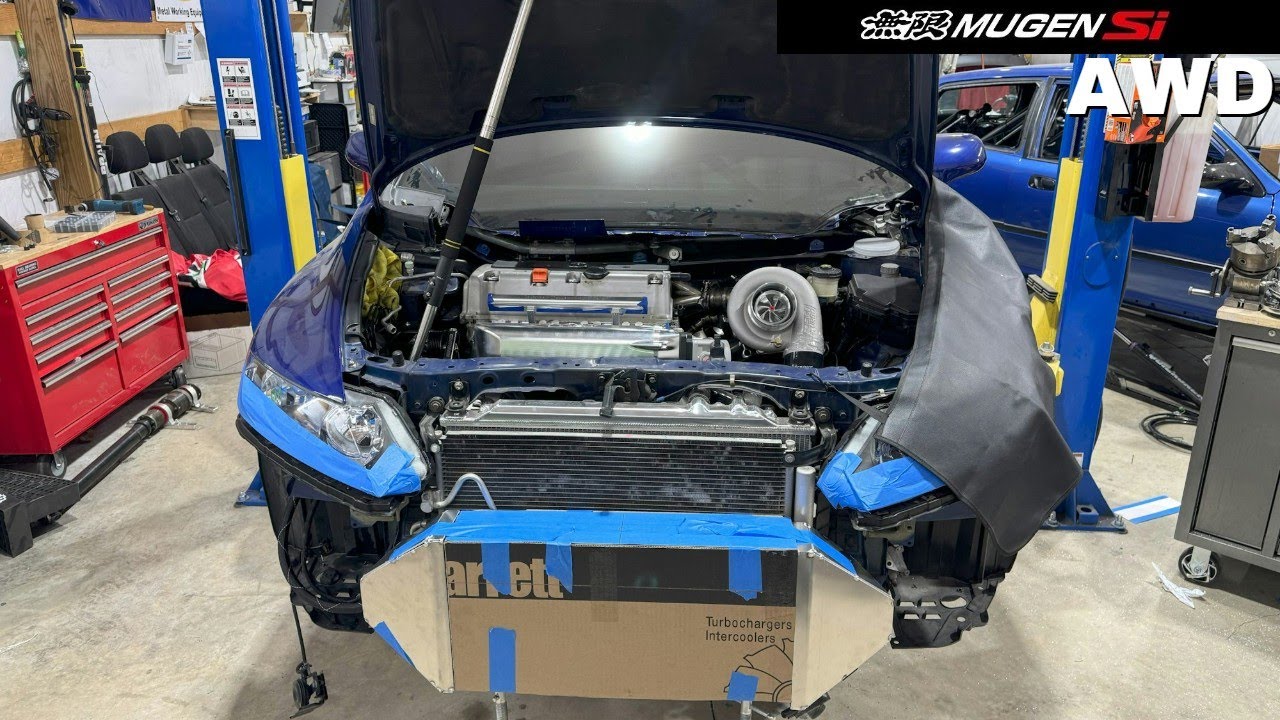 2008 Mugen Civic Si AWD Build: Turbo Kit Fabrication
