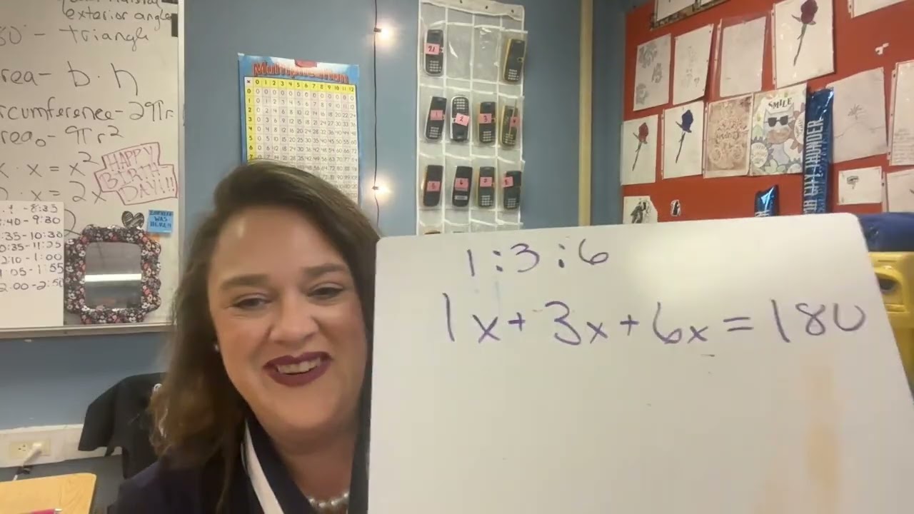 Using Ratios to find missing angles