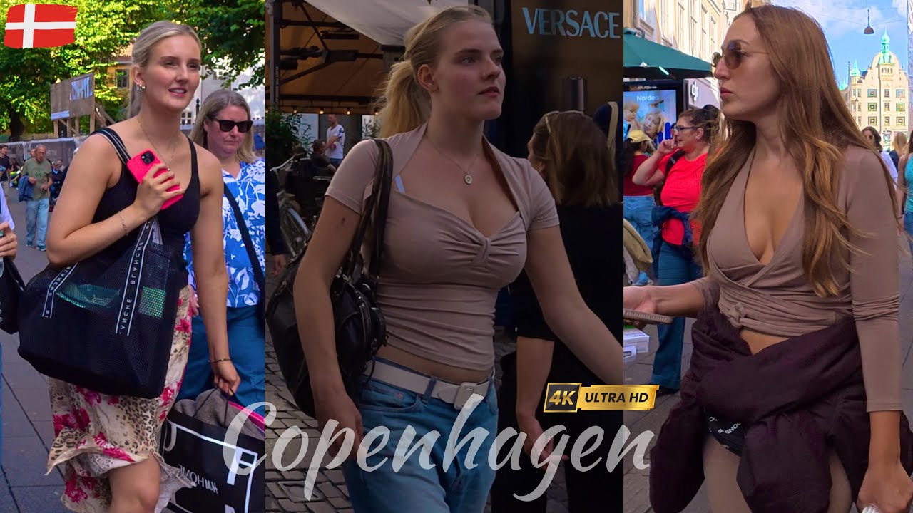 Busy Weekend in Copenhagen Downtown ❤️🇩🇰 Denmark | Saturday City Walk September 2025 [4K UHD]
