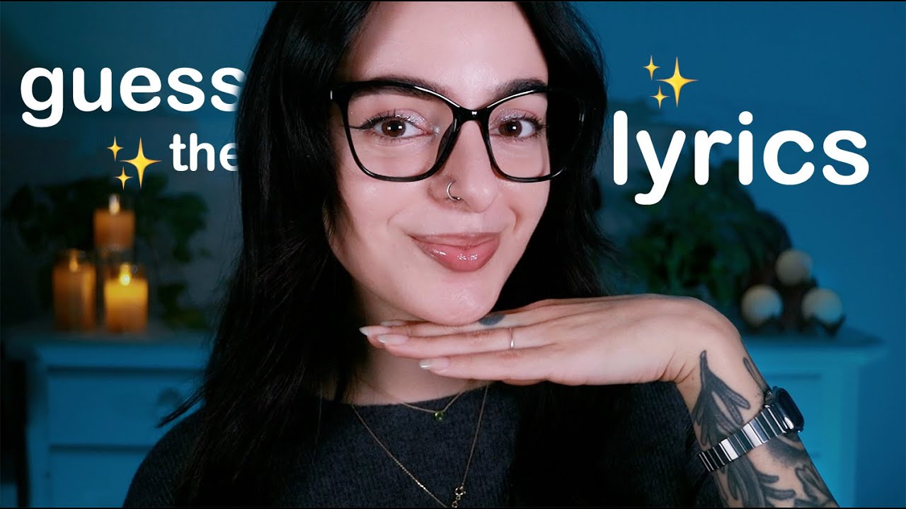 ASMR CLOSE ur EYES & Guess the Song Lyrics  ✨ Do You Know the Lyrics to Your Favourite Rock Songs?