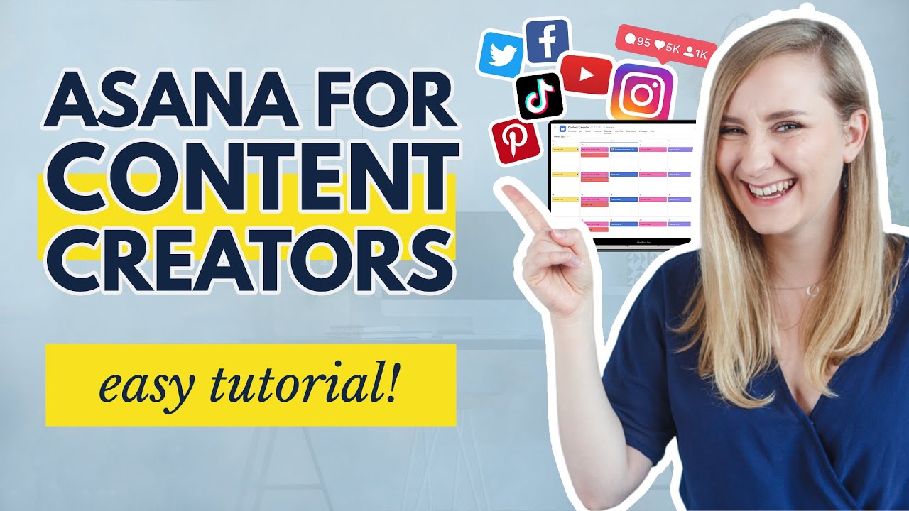 Create An INSTAGRAM Content Calendar From Scratch | ASANA FOR CONTENT CREATORS