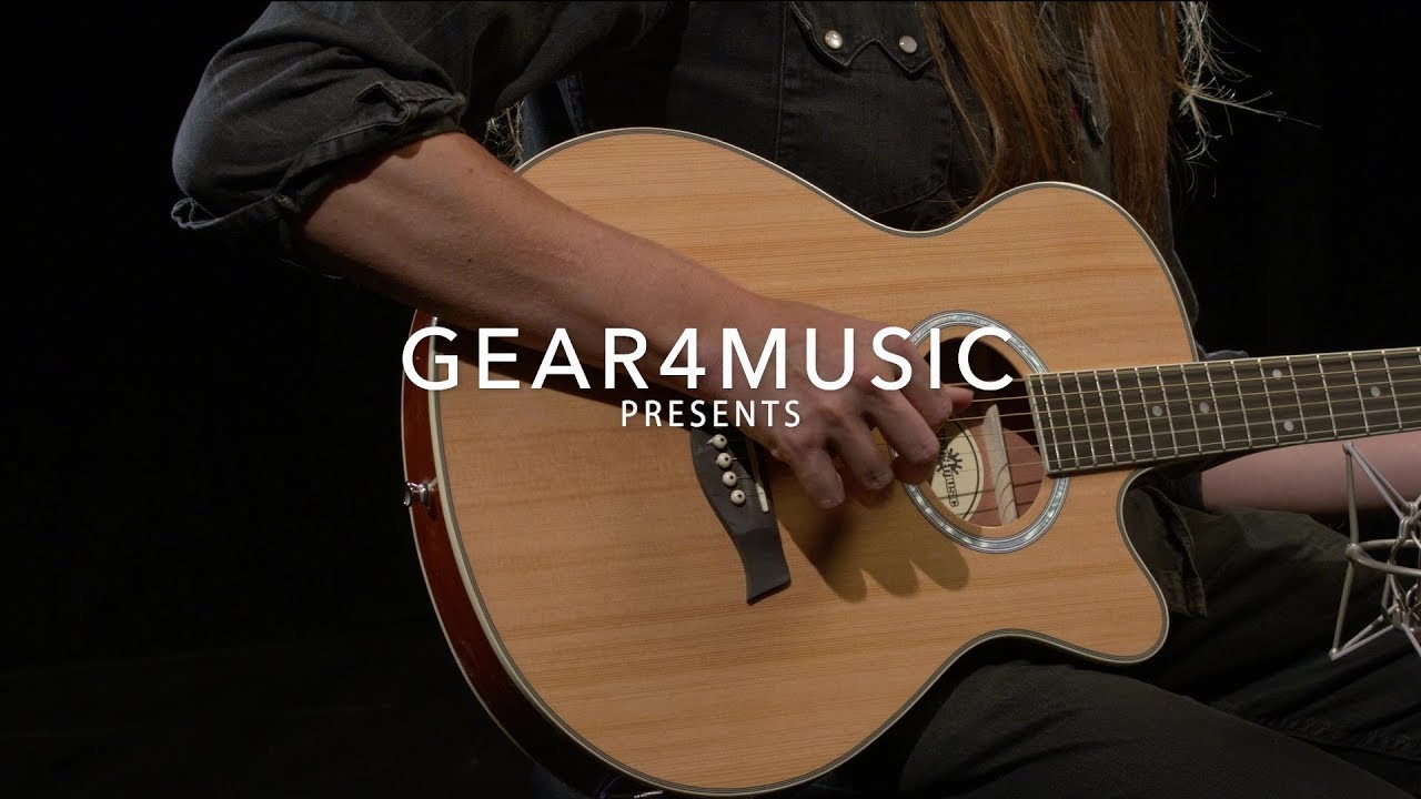 Thinline Electro Acoustic Guitar by Gear4music | Gear4music demo