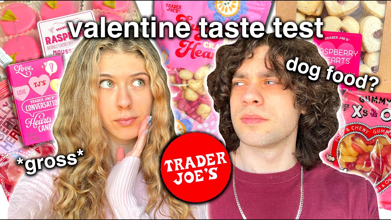 TJ's VALENTINE candy TASTE TEST *FAIL*