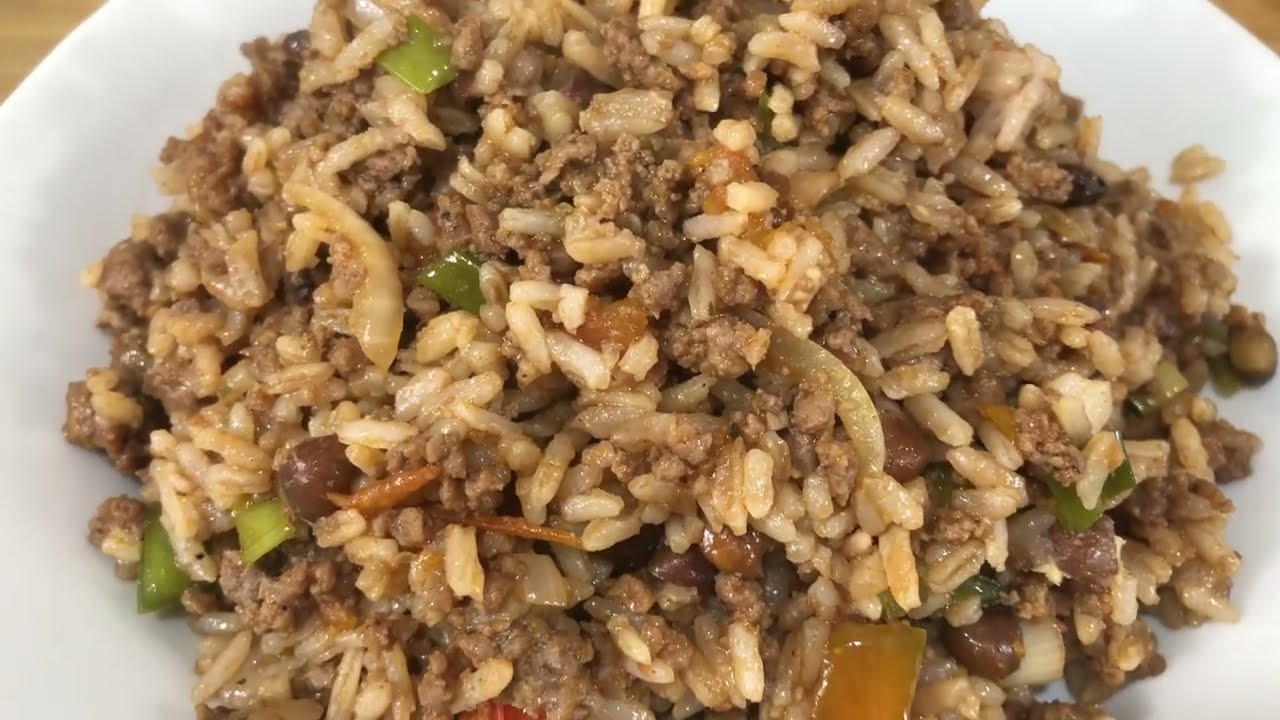 The Best Ground Beef Fried Rice | Simple & Delicious 10 Minutes Recipe!! 