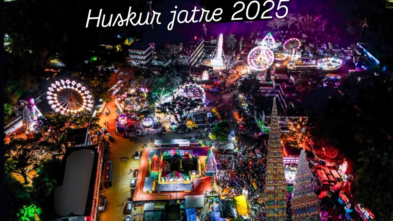 Huskur jatre vlog 2025 (falling of kurju) 200feet chariot