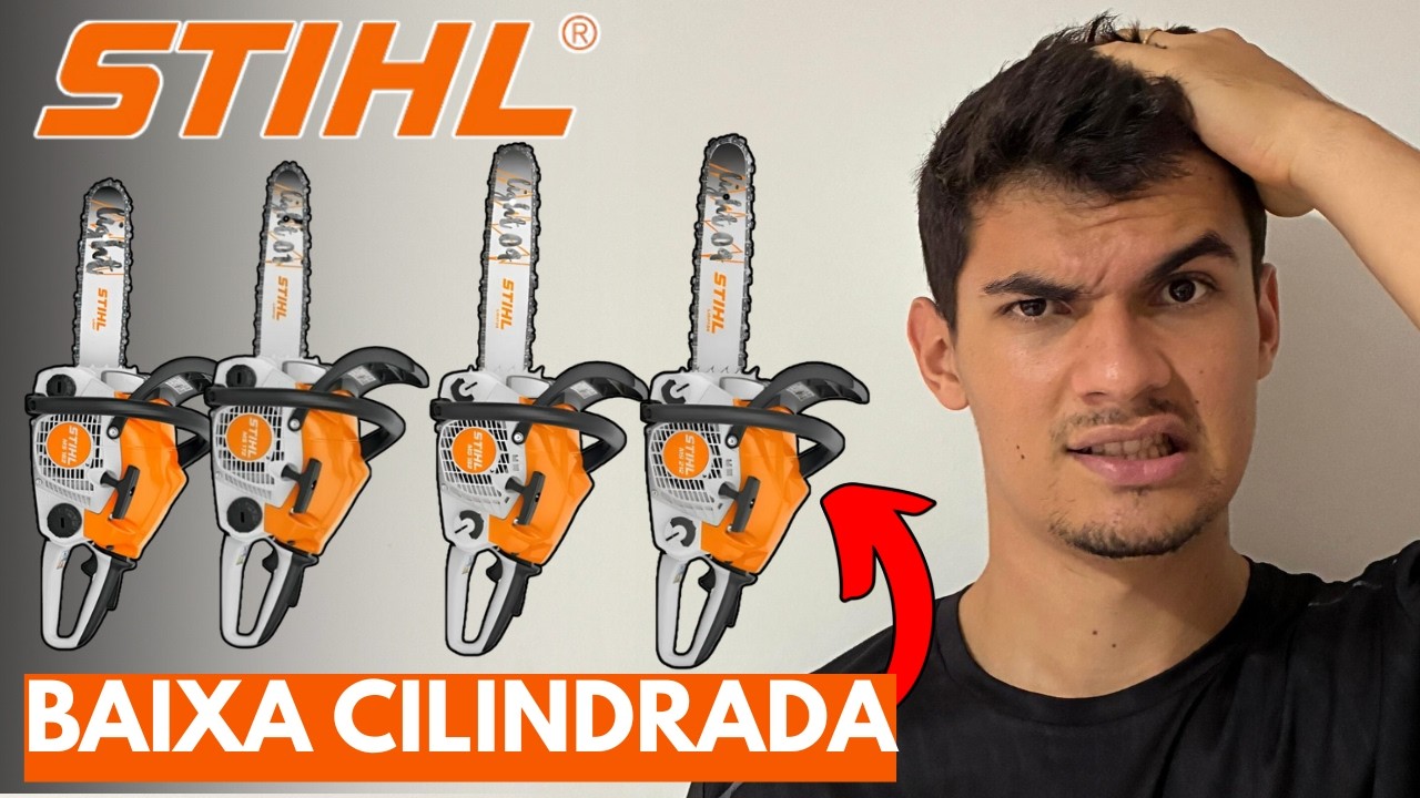 Qual melhor Motosserra STIHL EM 2026 de BAIXA CILINDRADA? Toda Linha de Motosserras de entrada Stihl