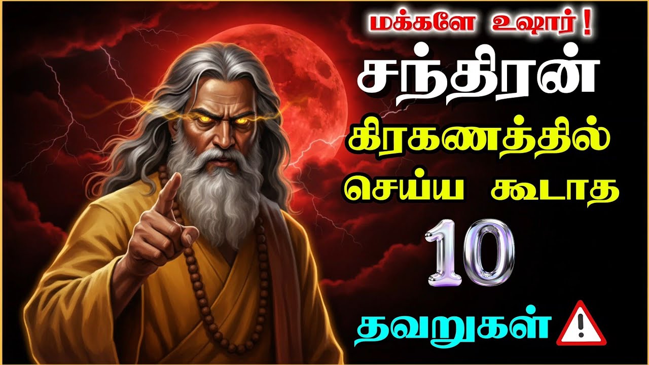சந்திர கிரகணத்தில் செய்யக்கூடாத 10 விஷயங்கள் | சாணக்கியர் கடும் எச்சரிக்கை#chanakyaniti 