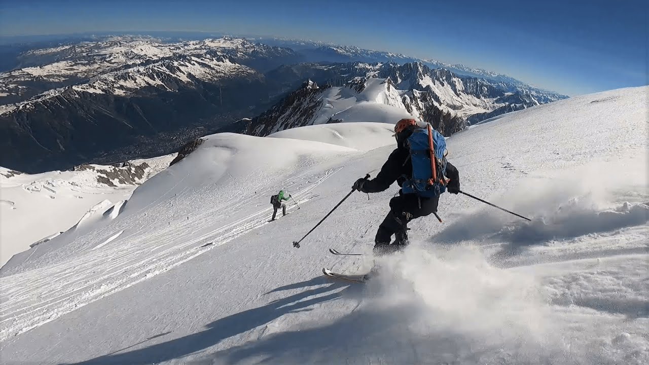 Monte Bianco 4.810 m -  Scialpinismo, 13 giugno 2021