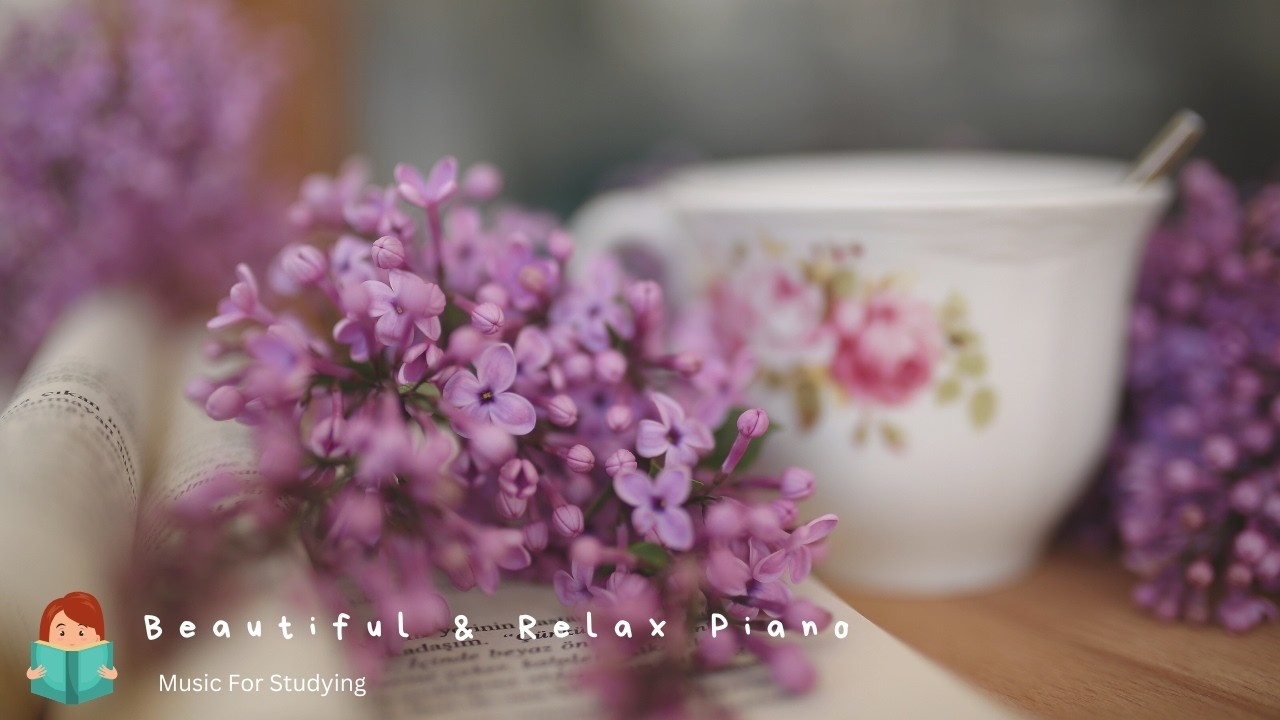 「無廣告版」淡淡鋼琴～安安靜靜讀完一本書～Beautiful Relax piano for Studying & Working