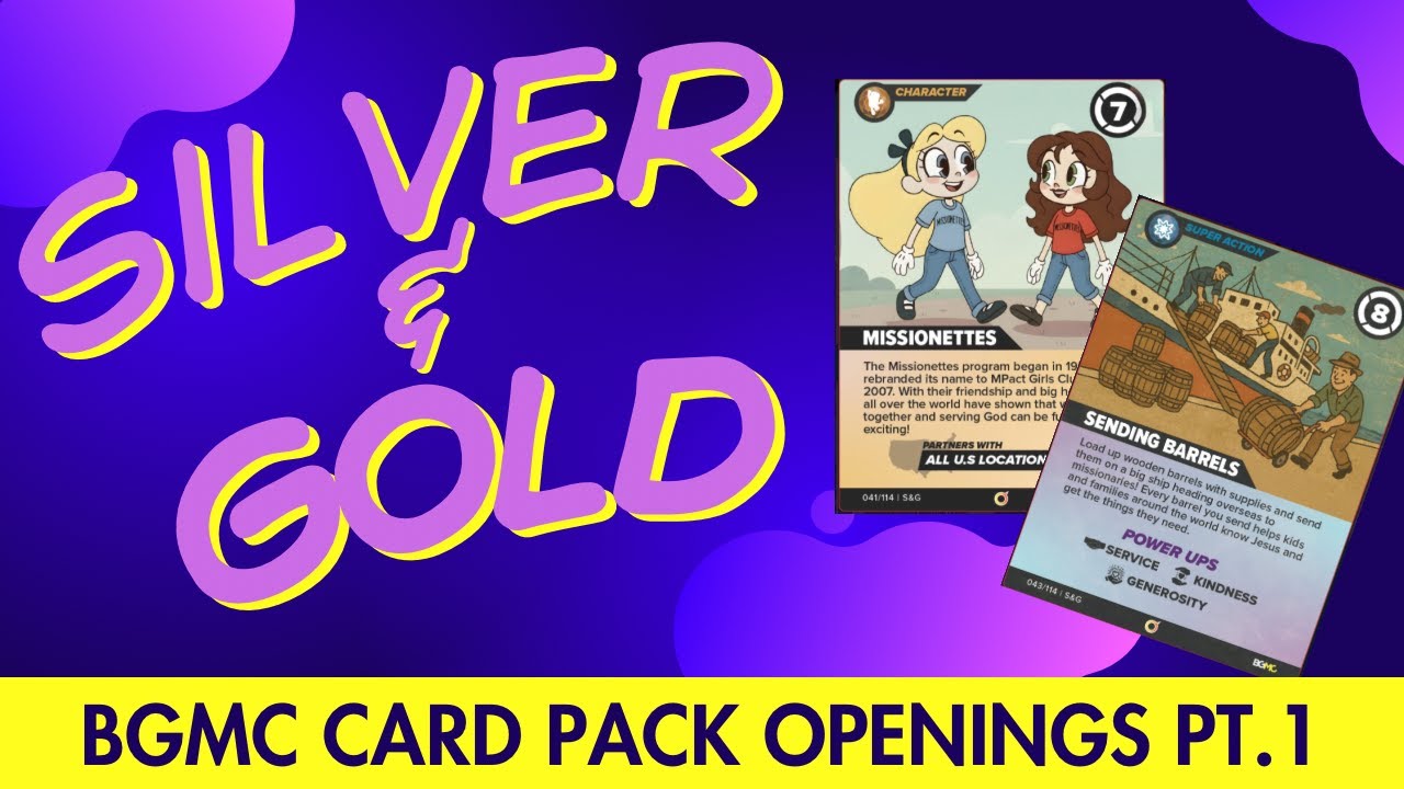 Opening BGMC cards (Silver and Gold)
