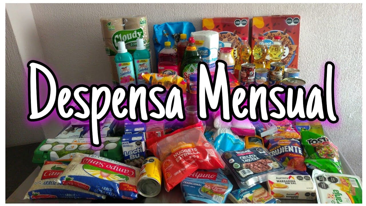 Despensa Mensual ¡Compre muchas cosas! #corderitomiriam #despensa
